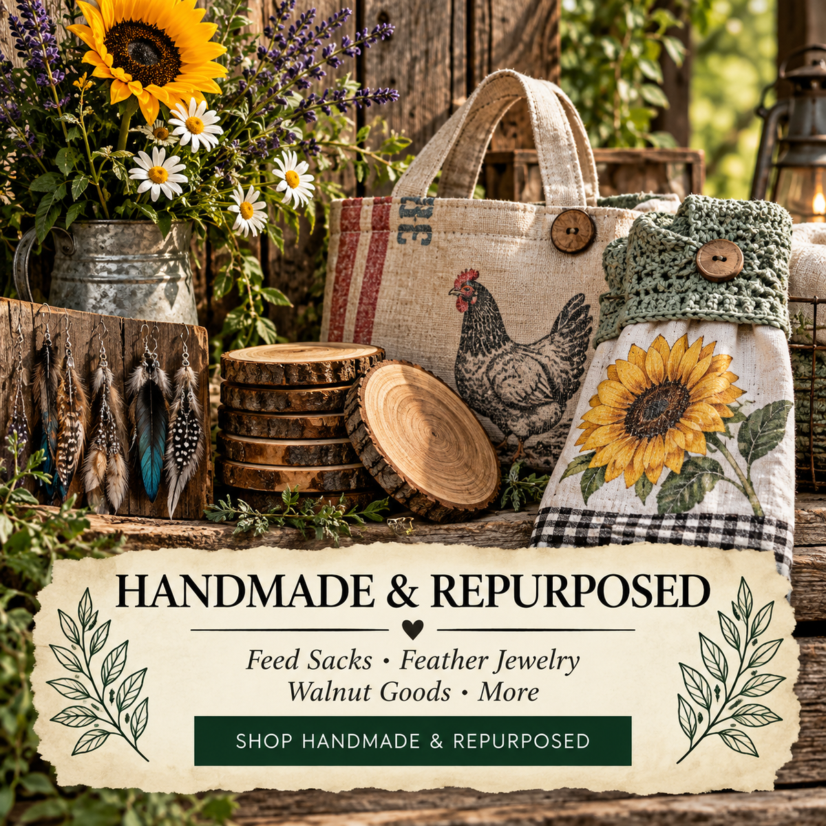 Handmade & Repurposed